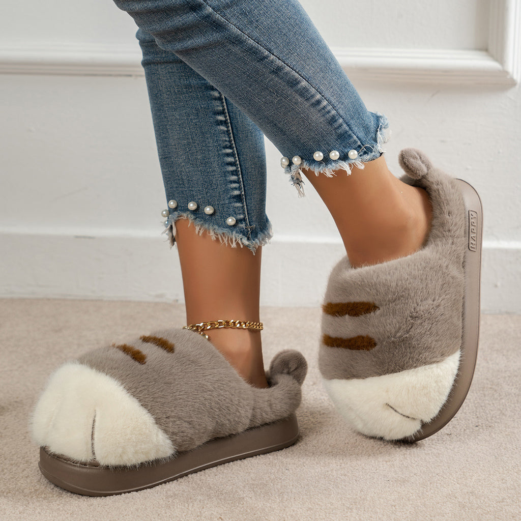 Cat Paw Slippers – Soft Non-Slip Slippers