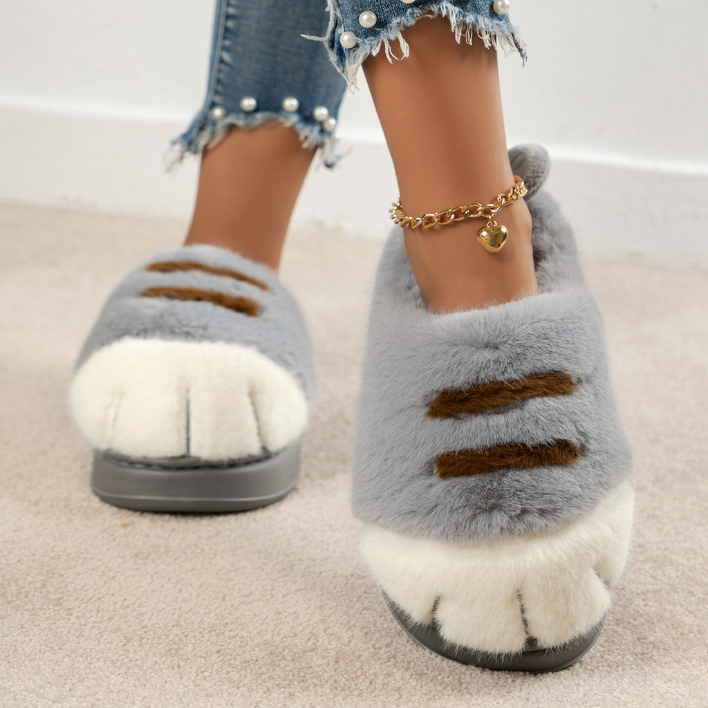 Cat Paw Slippers – Soft Non-Slip Slippers